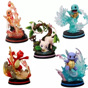 Figurines d'action Pokémon en PVC de haute qualité, mignonnes, de type <span class=keywords><strong>Manga</strong></span> <span class=keywords><strong>Anime</strong></span> GK, avec Bulbasaur, Charizard et Squirtle. - Product Image 4