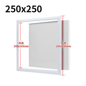 Plaque de couverture décorative en alliage d'aluminium pour inspection et accès aux systèmes de climatisation, pour plafond suspendu, égouts dissimulés et montage mural - Product Image 3