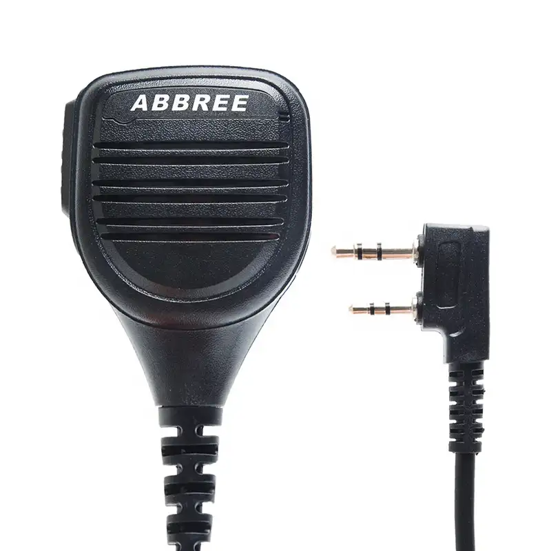 ABBREE AR-760 PTT Rainproof Shoulder Speaker Microphone For Kenwood TYT Baofeng Two Way Radio UV-5R BF-888S UV-82 Walkie Talkie