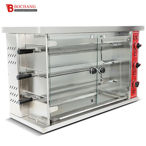 Rôtissoire à <span class=keywords><strong>poulet</strong></span> professionnelle de haute qualité en acier inoxydable électrique à 3/6/9 étages pour restaurant, utilisation en extérieur - Product Image 5