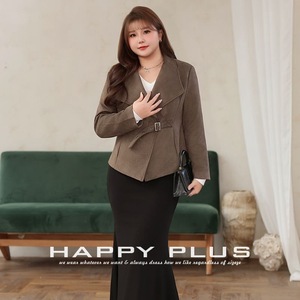 Veste Courte Femme Grande Taille en Daim Runqi, Coupe Slim avec Revers, Épaisseur Moyenne, Design Ajusté, Idéale pour les Vacances en Plein Air - Product Image 5