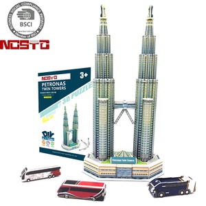 3D Câu Đố Nổi Tiếng Thế Giới Kiến Trúc Petronas Tháp Giáo Dục Handmade Tự Làm Đồ Chơi Quà Tặng Cho Trẻ Em - Product Image 3