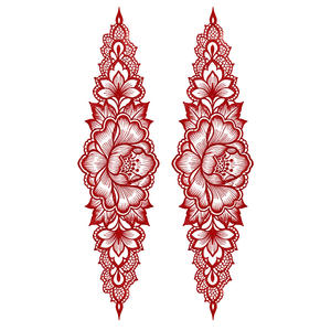 Tatouages temporaires au henné colorés, autocollants, motifs géométriques floraux, <span class=keywords><strong>tatouage</strong></span> imperméable adapté à la main, au poignet, au <span class=keywords><strong>bras</strong></span> - Product Image 6