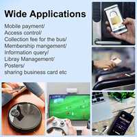 Carte d'accès NFC 215, carte d'identification par radiofréquence pour entreprises, autocollants RFID, étiquettes NFC pour mobiles