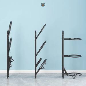 Support et présentoir en métal pour balles <span class=keywords><strong>de</strong></span> sport Support mural à trois niveaux pour <span class=keywords><strong>basket</strong></span>-ball <span class=keywords><strong>de</strong></span> football avec installation facile - Product Image 2