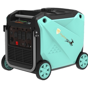 Générateur d'électricité portable silencieux <span class=keywords><strong>à</strong></span> essence <span class=keywords><strong>à</strong></span> onduleur écologique 9KW 4 temps pour la sauvegarde <span class=keywords><strong>à</strong></span> domicile, la construction en extérieur, le <span class=keywords><strong>camping</strong></span>, le commerce - Product Image 1