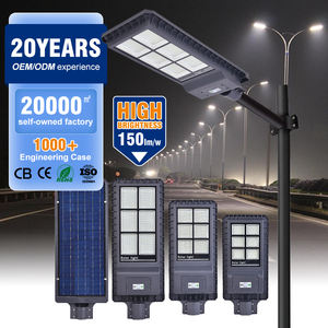Farola Solar LED Integrada Todo en Uno <span class=keywords><strong>BEWAY</strong></span> de Alta Potencia, Impermeable IP65, Bridgelux 60w 120w 180w, de Aluminio - Product Image 1