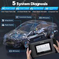 Lector de Códigos de Diagnóstico Automotriz Profesional InPlus IP508, Sistema Completo ABS EPB, Reinicio de Aceite, Escáner OBD2, 1 Año, 12V, Android, LCD