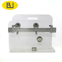 Kit de porte de douche coulissante en verre moderne sans cadre SS304 pour usage hôtelier