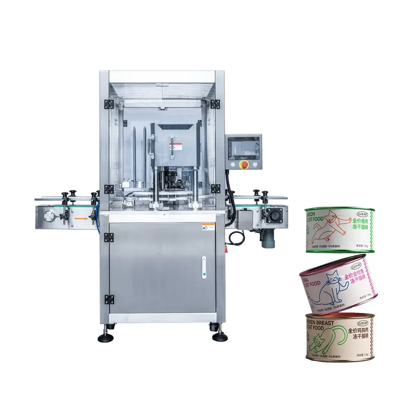Máquina automática de fabricación de latas para alimentos y verduras de 118mm