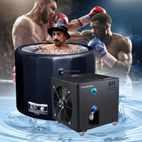 Refroidisseur de bain de glace ZT 1HP, compresseur et pompe pour bain de glace, télécommande, utilisation domestique, baignoire froide, bain froid
