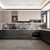 Organiseur mural de cuisine Lesso Home pour villas, armoires de cuisine modernes de luxe sur mesure