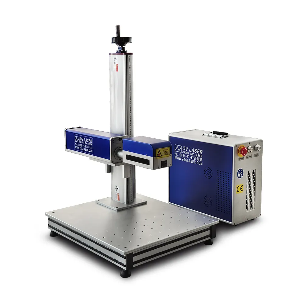 Machine de gravure laser à fibre 3D à mise au point dynamique JCZ 50W 80W 100W marqueur laser à fibre 3d marquage de surface incurvée