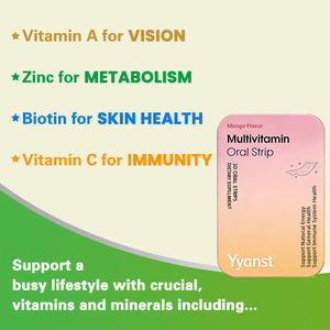 Tiras Orales de Biotina Multivitamínica para Adultos OEM/ODM, Favorecen la Salud de la Piel, el Metabolismo y la Visión, Suplemento Dietético de Disolución Rápida - Product Image 3
