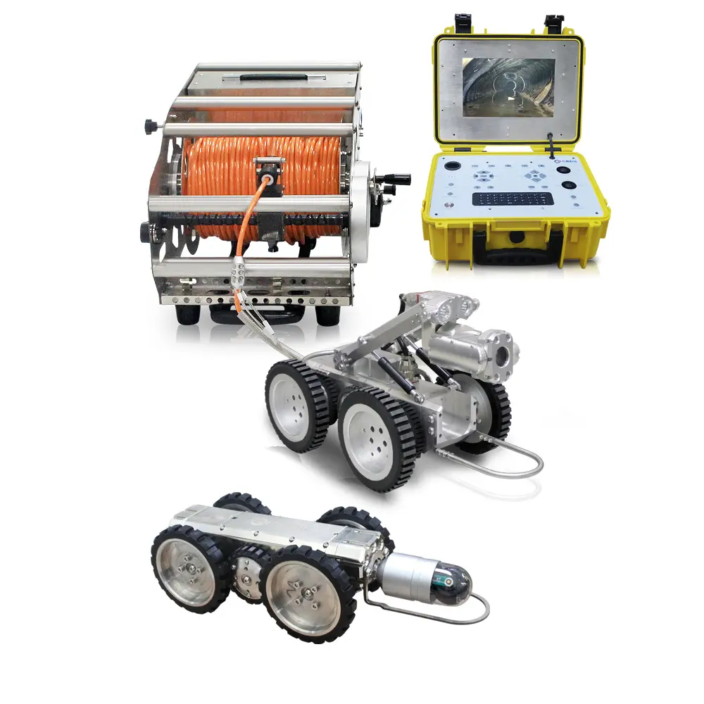 CCTV Gas Oil Pipe Inspection Camera Small Sewer Drain Sewage Pipe Crawler Robotic Camera System Price