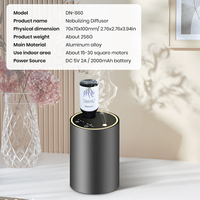 Diffuseur de parfum portable vente chaude pas d'eau pas de chaleur diffuseurs d'arôme diffuseurs de voiture