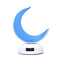 Horloge de prière musulmane portable rechargeable avec traduction multilingue, haut-parleur d'Adhan, haut-parleur de Coran et contrôle par application