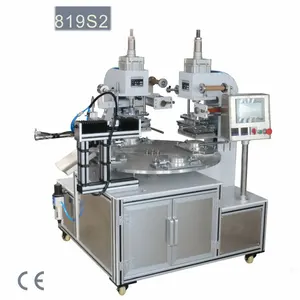 Auto rotary double color hot foil stamping machine price