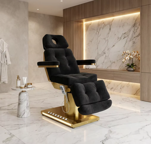 New 2026 Modern Luxury 4-Motor <b>Electric</b> Beauty Bed - Medical Grade Lash Bed with Foot Control for Upscale Spa Medical Treatment - Product Image 3