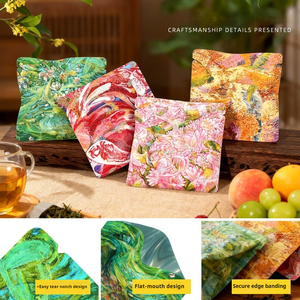 <span class=keywords><strong>5g</strong></span> petit thermoscellable trois côtés joint mat vide café thé alimentaire plat Mylar Sachet sac - Product Image 2