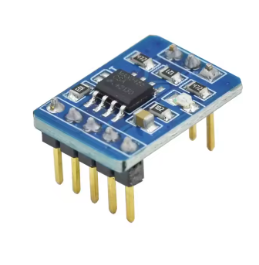 MAX3485 TTL to RS485 Converter Module USART Communication IC Board Blue PCB With Gold <b>Pins</b> - Product Image 1