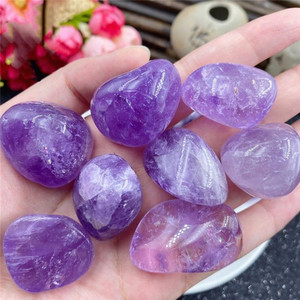 Cristalli Minerali Lucidati all'Ingrosso, Pietre Curative, Cristallo di Quarzo Naturale, <span class=keywords><strong>Ametista</strong></span> <span class=keywords><strong>Viola</strong></span> Levigata per Decorazione Casa - Product Image 5