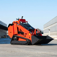 Spedizione Gratuita Mini Skid Steer Loader con Benna per Uso Agricolo e Domestico