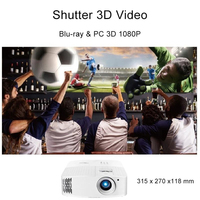 Projecteur Optoma UHD506 4K pour cinéma maison, fréquence de rafraîchissement de 240 Hz, 3400 lumens ISO pour les jeux avec faible latence, projecteur 4K