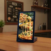 Pantalla Táctil LCD de 13.3 Pulgadas para Pedidos en Mesa, Kiosco Digital Android para Interiores, Señalización Digital para Cafeterías y Ascensores