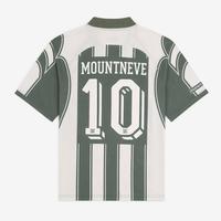 Camiseta de Fútbol para Hombre, Cuello en V, Elástica en Cuatro Direcciones, Ecológica, de Poliéster, Transpirable, que Absorbe la Humedad, Estampada, Deportiva