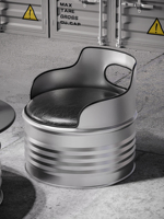Ensemble table et chaises en fer de style industriel léger et luxueux, mobilier commercial créatif pour restaurants, cafés, stands