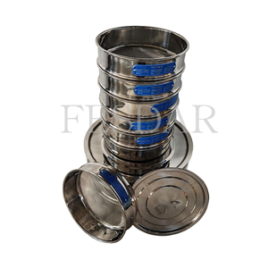 Tamis de laboratoire en acier pour l'analyse des particules de minerai en poudre, les tests de matériaux géologiques, normes ASTM ISO - Product Image 4