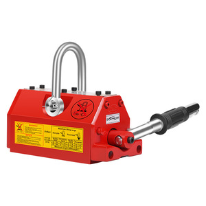 Lève-charge magnétique permanent avec poignée de 7,75 pouces, aimant de 8 pouces, capacité de 100-600 kg, outil de levage industriel en acier avec œillet de levage - Product Image 2
