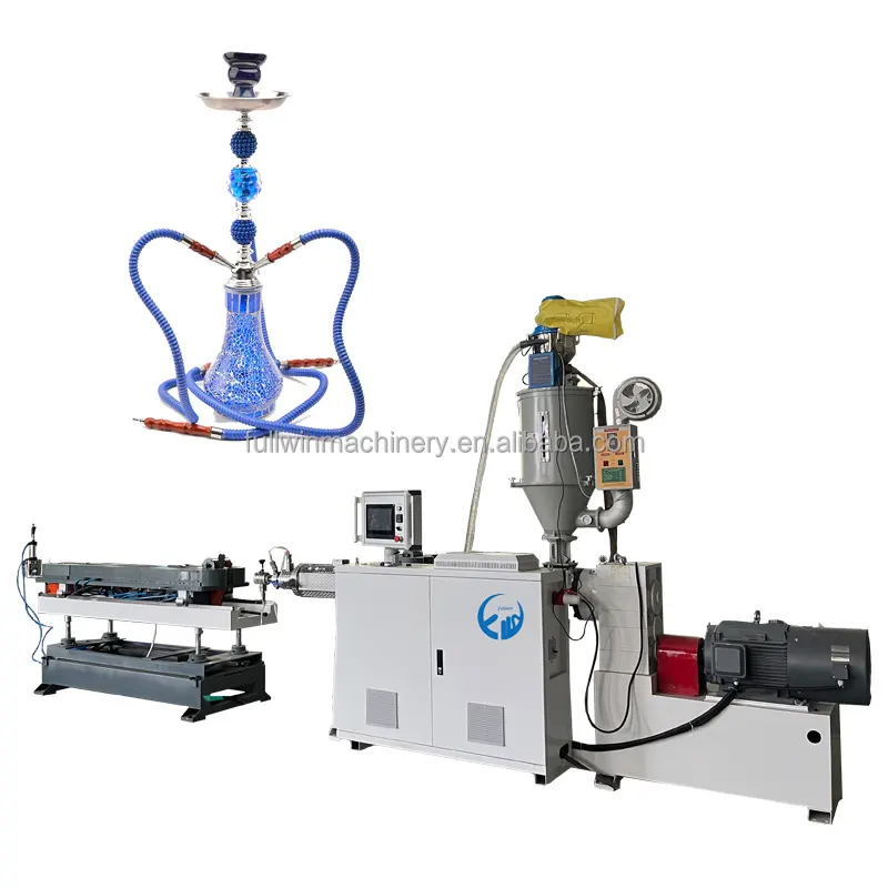 Pp Pe Hookah Shisha Schlauch Abflussrohrmaschine Produktionslinie Draht-Bushing-Rohrproduktionsmaschine