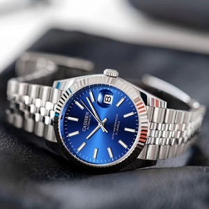 Cadisen 8053 Men's Manual <b>Mechanical</b> <b>Watch</b> Stainless Steel Sapphire Crystal Dial Waterproof 5BAR Business Style - Product Image 3