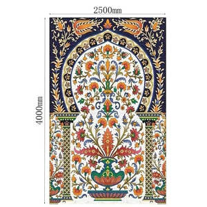 Intérieur en verre moderne Villa Design graphique tapis design Découpes Mosaïque Carreaux Art mural Peintures murales - Product Image 1