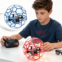WGNRC Y13 Air Football Rc Quadcopter, 2.4g Rc Racing Quadcopter Jouets avec lumières LED, Rc Stunt Quadcopter, Jouets Rc Quadcopter en forme de ballon