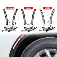 Luz LED Dinámica de Arranque para el Arco de la Rueda, DRL y Luz Antiniebla para Honda CR-V 2023-2025, Señal de Giro Secuencial con Efecto de Ojo de Rueda