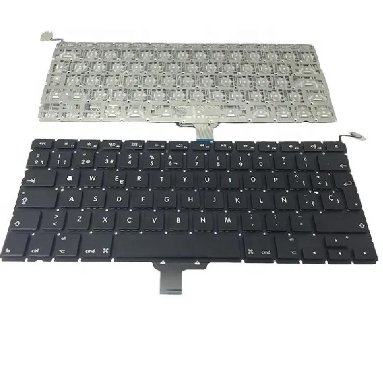 Teclados klavye Apple Macbook Pro Unibody A1278 MB467 2008 2009 2010 2011 2012 siyah SP LA İspanyolca Latin deLong