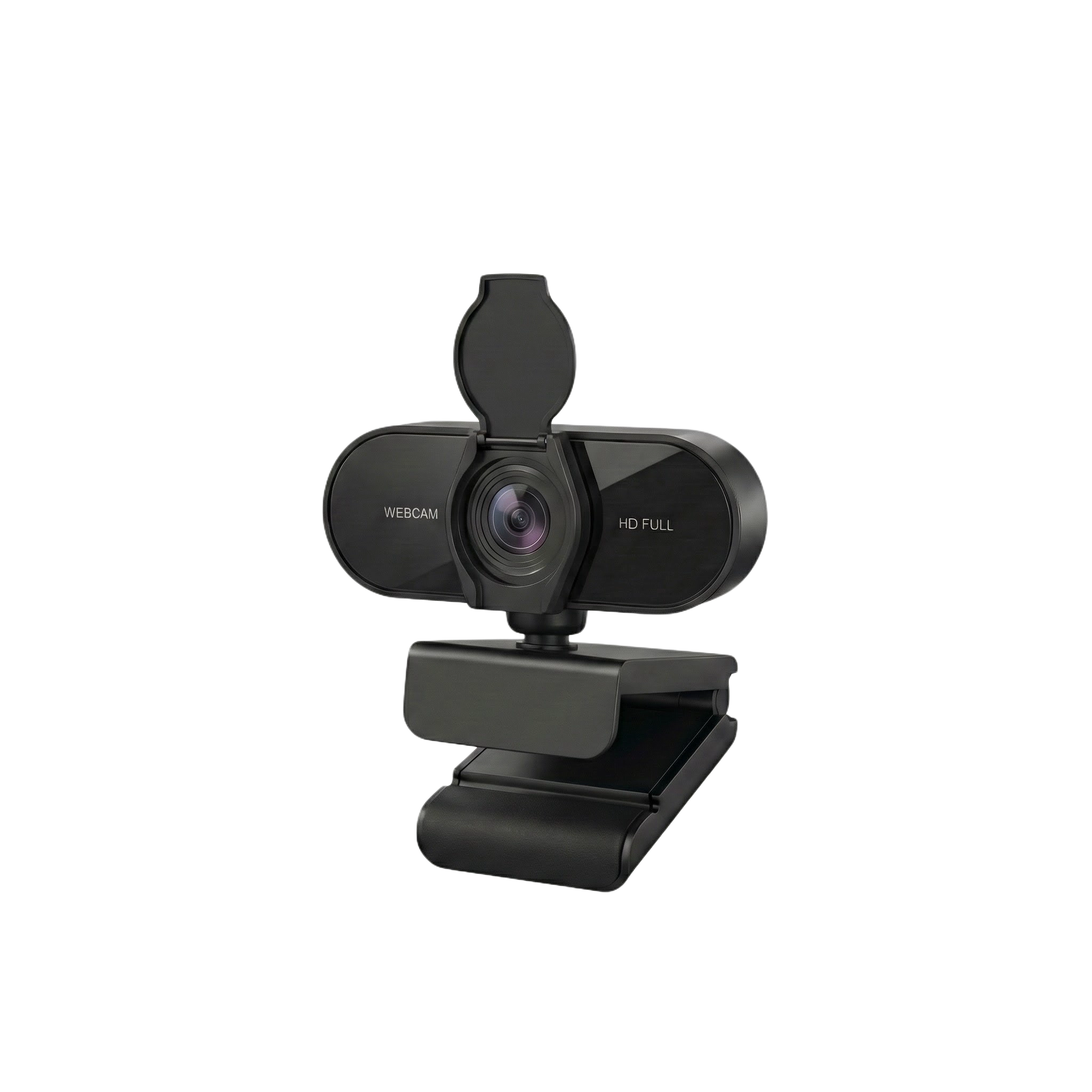 Cache webcam circulaire noir