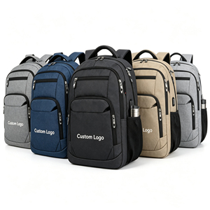 Sac à dos pour ordinateur portable avec logo personnalisé, sac à dos de voyage d'affaires antivol avec port de charge USB, sac à dos pour ordinateur portable imperméable - Product Image 5