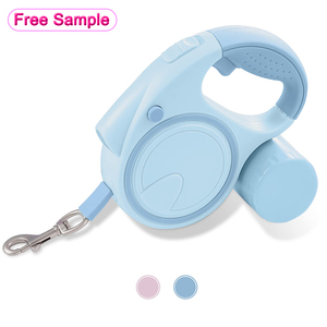 Guinzaglio da addestramento per animali domestici in Nylon retrattile <span class=keywords><strong>Auto</strong></span> personalizzato per cani medi di lusso luci telescopiche automatiche - Product Image 1