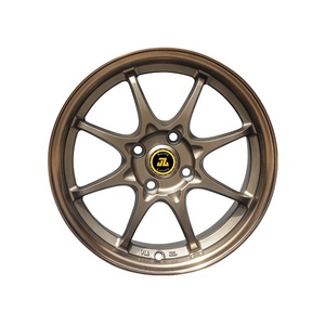 Rueda de carreras de bronce <span class=keywords><strong>JZ</strong></span>, ruedas forjadas 4X100 de 15 pulgadas, venta al por mayor y al por menor para EG6 EK3 AE86 - Product Image 1
