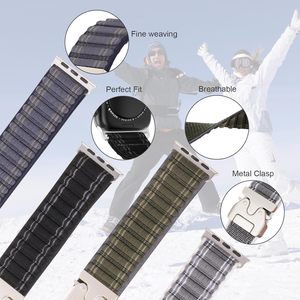 New Adjustable Nylon Woven <strong>Loop</strong> Watch Band <strong>for</strong> Men Women Compatible <strong>for</strong> Apple Watch 2 Parachute Buckle Fabric IWatch Bands Watch - Product Image 2