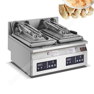 Petite machine à boulettes à usage domestique Machine à boulettes frites à tête unique Machine à frire électrique Samosa - Product Image 1