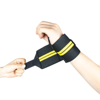 Gants de protection ajustables pour la musculation avec logo personnalisé, bandes de maintien pour les poignets, pour la musculation, le powerlifting et la calisthénie
