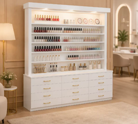 Meubles de salon de manucure sur mesure, présentoir à vernis à ongles