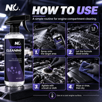 Nettoyant pour compartiment moteur 500 ml, spray de nettoyage pour compartiment moteur automobile, pour l'huile, la graisse, la poussière et la saleté routière