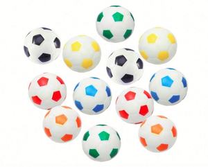 Ballon de football anti-stress bleu rouge en PU personnalisé avec logo personnalisé, vente en gros - Product Image 4