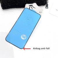Protecteur d'écran HD 18D Airbag Edge Film en verre trempé pour iPhone 14 15 Pro Max XR X XS 8 7 16Plus Film antichoc FULl Glue 9H